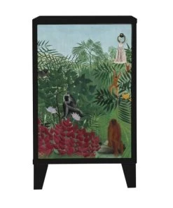 RNT By Really Nice Things Table De Chevet En Pin Massif Avec Imprimé Sauvage