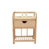 Drawer Table De Chevet En Rotin -Boutique Maisons du Monde table de chevet en rotin