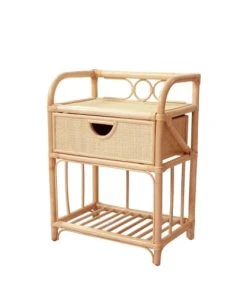 Drawer Table De Chevet En Rotin -Boutique Maisons du Monde table de chevet en rotin 5