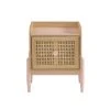 Baita Table De Chevet Enfant Rose Et Cannage Rotin 1 Tiroir -Boutique Maisons du Monde table de chevet enfant rose et cannage rotin 1 tiroir