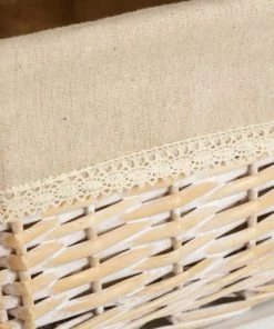 Unimasa Table De Chevet étroite Bois 1 Tiroir + 3 Paniers 26x32x81cm -Boutique Maisons du Monde table de chevet etroite bois 1 tiroir 3 paniers 26x32x81cm 4