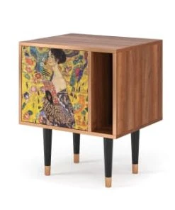 Storyz Table De Chevet Jaune 1 Porte L 58 Cm -Boutique Maisons du Monde table de chevet jaune 1 porte l 58 cm 2