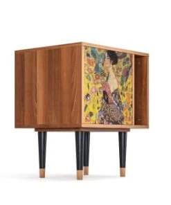 Storyz Table De Chevet Jaune 1 Porte L 58 Cm -Boutique Maisons du Monde table de chevet jaune 1 porte l 58 cm 3