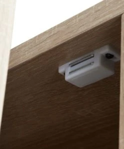 Tectake Table De Chevet Kidderminster 40x43x60,5cm Bois Clair Industriel, -Boutique Maisons du Monde table de chevet kidderminster 40x43x60 5cm bois clair industriel 4