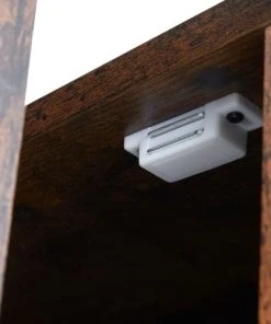 Tectake Table De Chevet Kidderminster 40x43x60,5cm Bois Foncé Industriel -Boutique Maisons du Monde table de chevet kidderminster 40x43x60 5cm bois fonce industriel 4