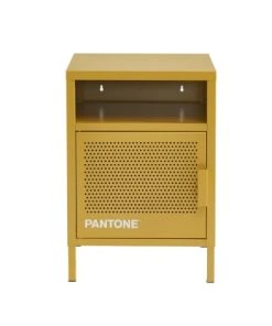 Pantone Table De Chevet Métal Jaune Moutarde L40cm