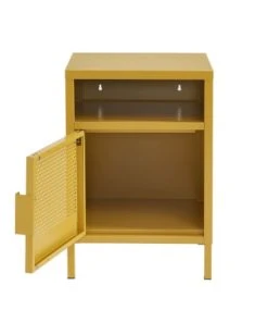 Pantone Table De Chevet Métal Jaune Moutarde L40cm -Boutique Maisons du Monde table de chevet metal jaune moutarde l40cm 5