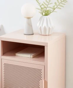 Pantone Table De Chevet Métal Rose Blush 40cm -Boutique Maisons du Monde table de chevet metal rose blush 40cm 3