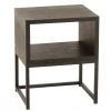 Meubles & Design Table De Chevet Moderne En Bois Foncé