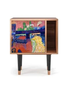 Storyz Table De Chevet Multicolore 1 Porte L 58 Cm