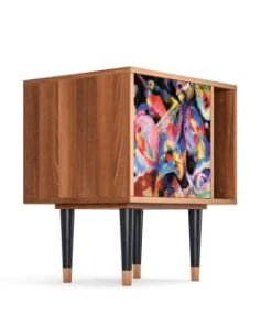 Storyz Table De Chevet Multicolore 1 Porte L 58 Cm -Boutique Maisons du Monde table de chevet multicolore 1 porte l 58 cm 3