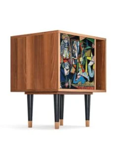 Storyz Table De Chevet Multicolore 1 Porte L 58 Cm -Boutique Maisons du Monde table de chevet multicolore 1 porte l 58 cm 7