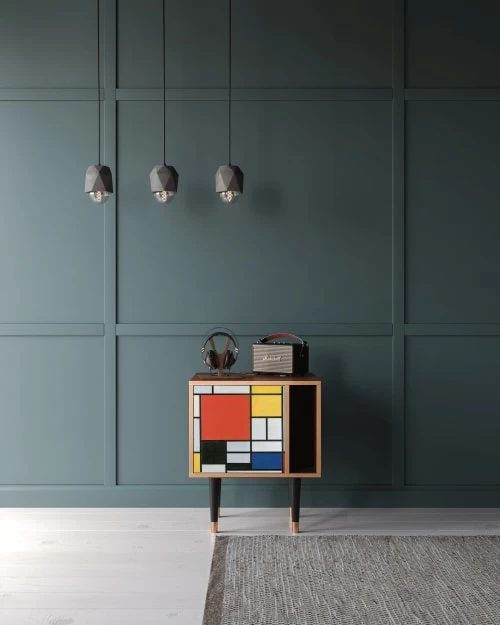 Storyz Table De Chevet Multicolore 1 Porte L 58 Cm 4 Storyz Table De Chevet Multicolore 1 Porte L 58 Cm – Image 2