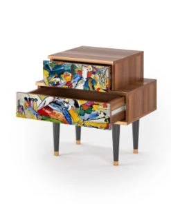 Storyz Table De Chevet Multicolore 2 Tiroirs L 58 Cm 13 Storyz Table De Chevet Multicolore 2 Tiroirs L 58 Cm -Boutique Maisons du Monde table de chevet multicolore 2 tiroirs l 58 cm 11