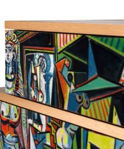 Storyz Table De Chevet Multicolore 2 Tiroirs L 58 Cm -Boutique Maisons du Monde table de chevet multicolore 2 tiroirs l 58 cm 16