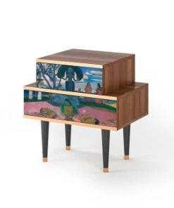 Storyz Table De Chevet Multicolore 2 Tiroirs L 58 Cm -Boutique Maisons du Monde table de chevet multicolore 2 tiroirs l 58 cm 2