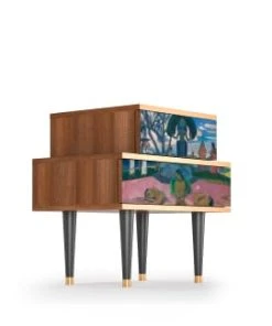 Storyz Table De Chevet Multicolore 2 Tiroirs L 58 Cm -Boutique Maisons du Monde table de chevet multicolore 2 tiroirs l 58 cm 3