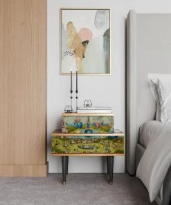 Storyz Table De Chevet Multicolore 2 Tiroirs L 58 Cm -Boutique Maisons du Monde table de chevet multicolore 2 tiroirs l 58 cm 37