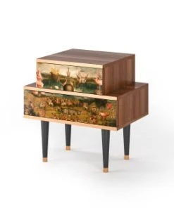 Storyz Table De Chevet Multicolore 2 Tiroirs L 58 Cm -Boutique Maisons du Monde table de chevet multicolore 2 tiroirs l 58 cm 38