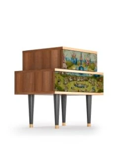 Storyz Table De Chevet Multicolore 2 Tiroirs L 58 Cm -Boutique Maisons du Monde table de chevet multicolore 2 tiroirs l 58 cm 39