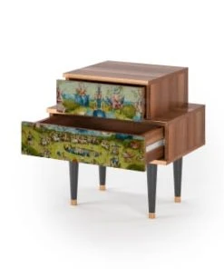 Storyz Table De Chevet Multicolore 2 Tiroirs L 58 Cm -Boutique Maisons du Monde table de chevet multicolore 2 tiroirs l 58 cm 41