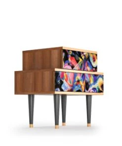 Storyz Table De Chevet Multicolore 2 Tiroirs L 58 Cm 11 Storyz Table De Chevet Multicolore 2 Tiroirs L 58 Cm -Boutique Maisons du Monde table de chevet multicolore 2 tiroirs l 58 cm 45