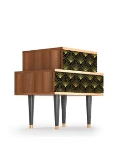 Storyz Table De Chevet Noir 2 Tiroirs L 58 Cm -Boutique Maisons du Monde table de chevet noir 2 tiroirs l 58 cm 3