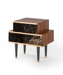 Storyz Table De Chevet Noir 2 Tiroirs L 58 Cm -Boutique Maisons du Monde table de chevet noir 2 tiroirs l 58 cm 8