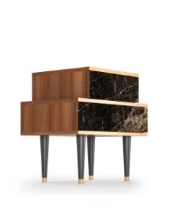 Storyz Table De Chevet Noir 2 Tiroirs L 58 Cm -Boutique Maisons du Monde table de chevet noir 2 tiroirs l 58 cm 9