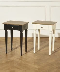 Robin Des Bois Table De Chevet Plateau Chêne Noir -Boutique Maisons du Monde table de chevet plateau chene noir 2