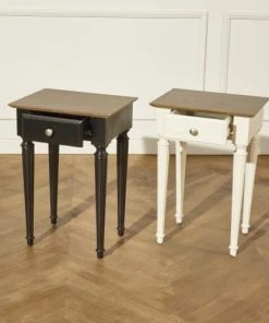 Robin Des Bois Table De Chevet Plateau Chêne Noir -Boutique Maisons du Monde table de chevet plateau chene noir 3