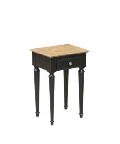 Robin Des Bois Table De Chevet Plateau Chêne Noir -Boutique Maisons du Monde table de chevet plateau chene noir 4