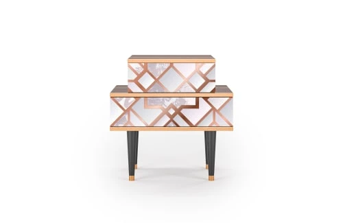 Storyz Table De Chevet Rose Clair 2 Tiroirs L 58 Cm 3 Storyz Table De Chevet Rose Clair 2 Tiroirs L 58 Cm