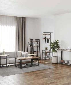 RED DECO Table De Chevet Roulante Médium MDF Marron H60CM -Boutique Maisons du Monde table de chevet roulante medium mdf marron h60cm 3