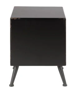 Zago Table De Chevet Sapin Massif Et Métal -Boutique Maisons du Monde table de chevet sapin massif et metal 5