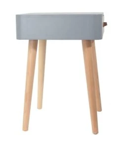 The Home Deco Factory Table De Chevet Scandinave 1 Tiroir Gris -Boutique Maisons du Monde table de chevet scandinave 1 tiroir gris 2