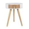 The Home Deco Factory Table De Chevet Scandinave Blanche