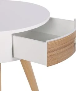 The Home Deco Factory Table De Chevet Scandinave Blanche -Boutique Maisons du Monde table de chevet scandinave blanche 2