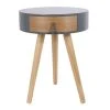 The Home Deco Factory Table De Chevet Scandinave Grise -Boutique Maisons du Monde table de chevet scandinave grise