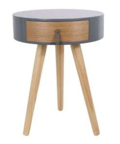 The Home Deco Factory Table De Chevet Scandinave Grise -Boutique Maisons du Monde table de chevet scandinave grise nora 1