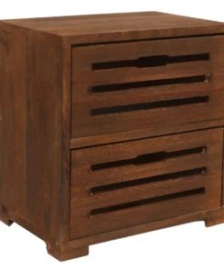 Mobili Rebecca Table De Chevet Sculpté Avec 2 Tiroirs En Bois Marron 10 Mobili Rebecca Table De Chevet Sculpté Avec 2 Tiroirs En Bois Marron -Boutique Maisons du Monde table de chevet sculpte avec 2 tiroirs en bois marron 2