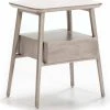 Thai Natura Table De Chevet Tradition 1 Tiroir En Bois Gris Clair