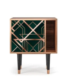 Storyz Table De Chevet Vert 1 Porte L 58 Cm