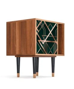 Storyz Table De Chevet Vert 1 Porte L 58 Cm -Boutique Maisons du Monde table de chevet vert 1 porte l 58 cm 3