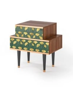 Storyz Table De Chevet Vert Et Jaune 2 Tiroirs L 58 Cm -Boutique Maisons du Monde table de chevet vert et jaune 2 tiroirs l 58 cm 2