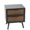HELLIN Table De Nuit Industrielle En Métal 2 Tiroirs 1 HELLIN Table De Nuit Industrielle En Métal 2 Tiroirs -Boutique Maisons du Monde table de nuit industrielle en metal 2 tiroirs