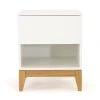 Woodman Table Et Chevet Design Scandinave 1 Niche Blanc -Boutique Maisons du Monde table et chevet design scandinave 1 niche blanc