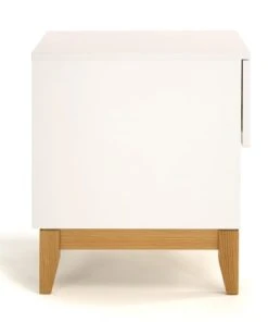 Woodman Table Et Chevet Design Scandinave 1 Niche Blanc -Boutique Maisons du Monde table et chevet design scandinave 1 niche blanc 3