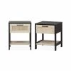 Alice's Garden Tables De Chevet Noir Et Cannage 40 X 40 X 48cm -Boutique Maisons du Monde tables de chevet noir et cannage 40 x 40 x 48cm