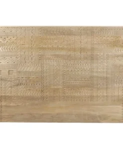 Maisons Du Monde Tête De Lit 140/160 Manguier Massif Sculpté